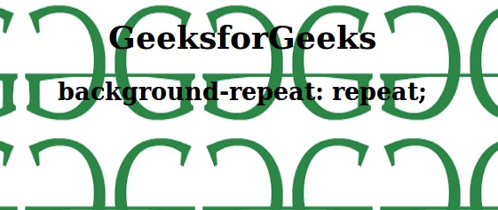 css background-repeat用法及代码示例