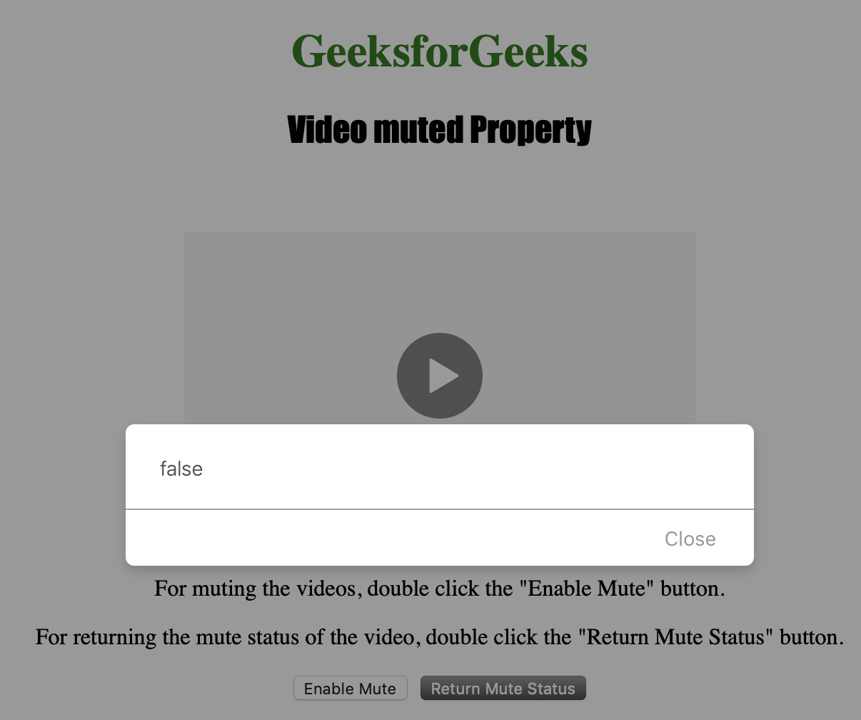 html video muted用法及代码示例