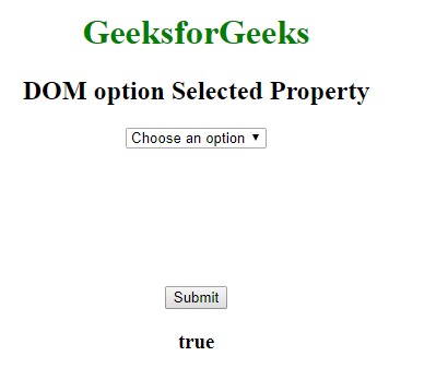 html option selected用法及代码示例